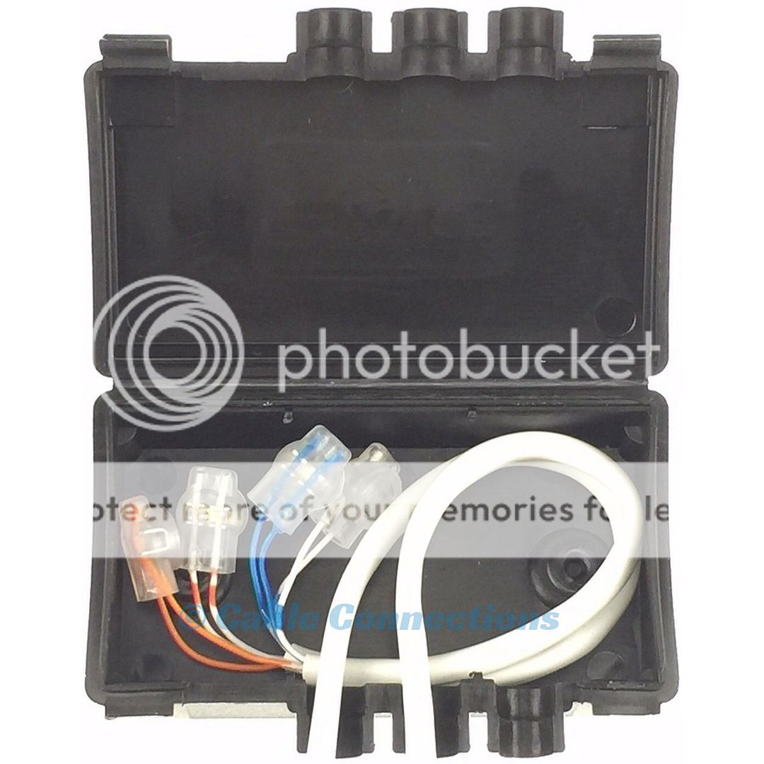 25 BT VIRGIN TELEPHONE CABLE REPAIR SPLICE JOINER 2 WIRE JELLY CRIMPS